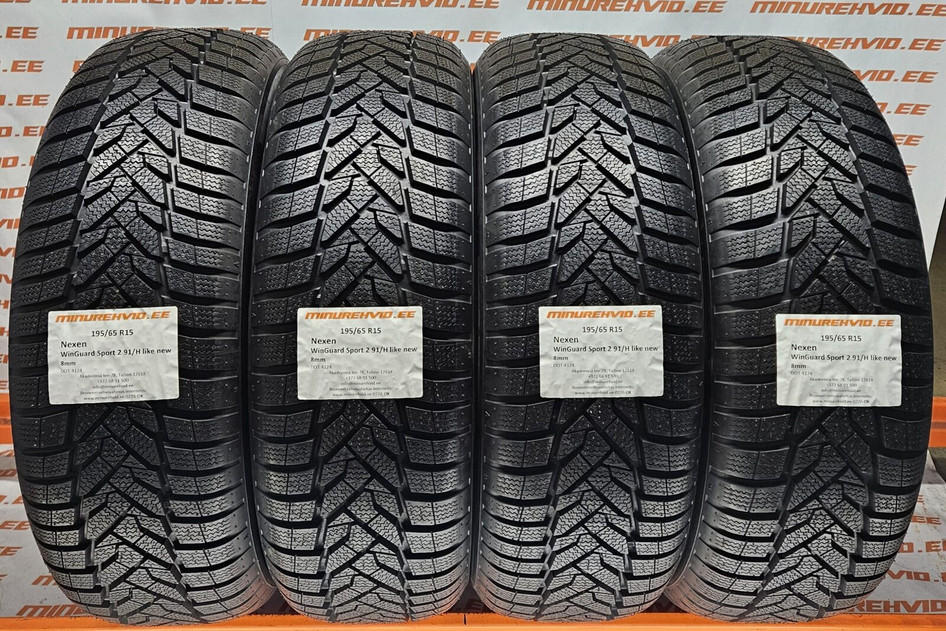 Kasutatud lamellrehv 195/65R15 Nexen WinGuard Sport 2 91/H like new