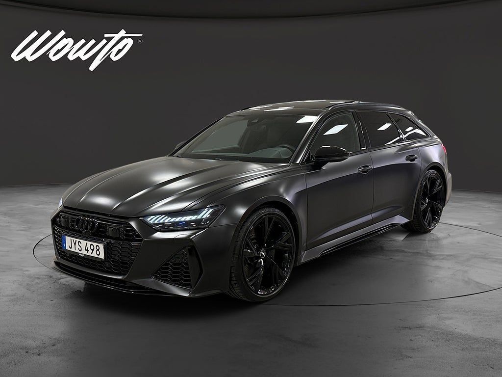Audi RS 6 Avant V8 600HK /DRC /360 /Laser /Pano /Sv-Såld 441kW