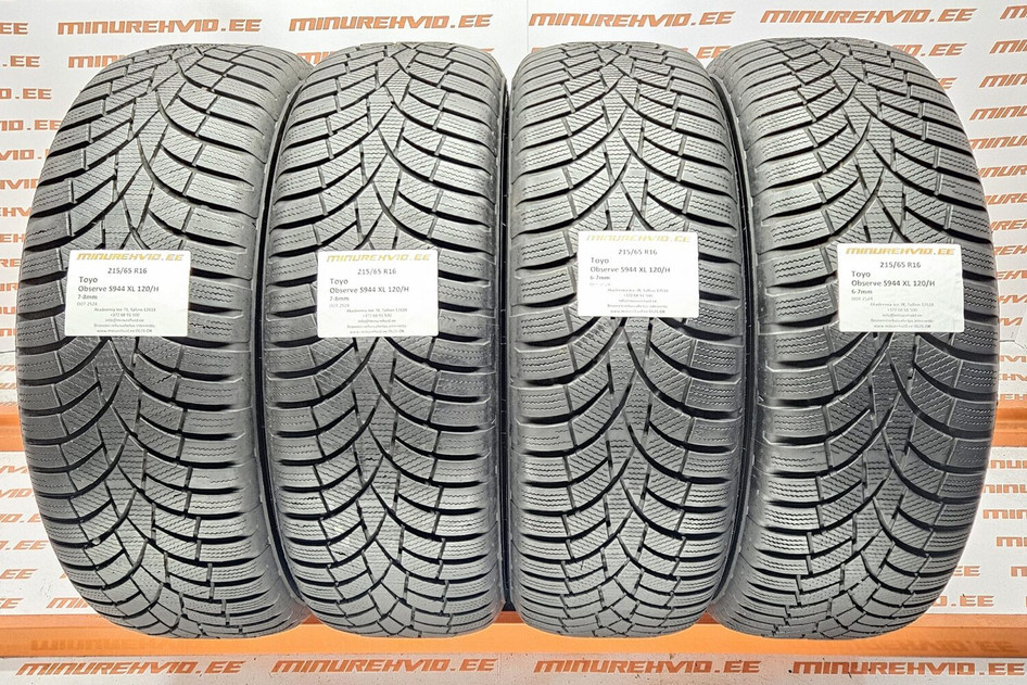 Used studless winter tire 215/65R16 TOYO Observe S944 XL 120/H