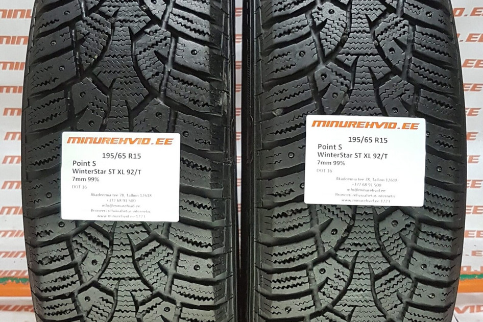 Used studded tire 185/65R15 Point S WinterStar ST XL 92/T