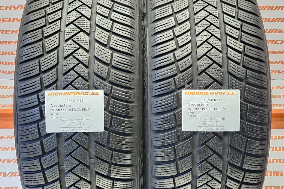 Kasutatud lamellrehv 225/50R17 Vredestein Wintrac Pro FR XL 98/V
