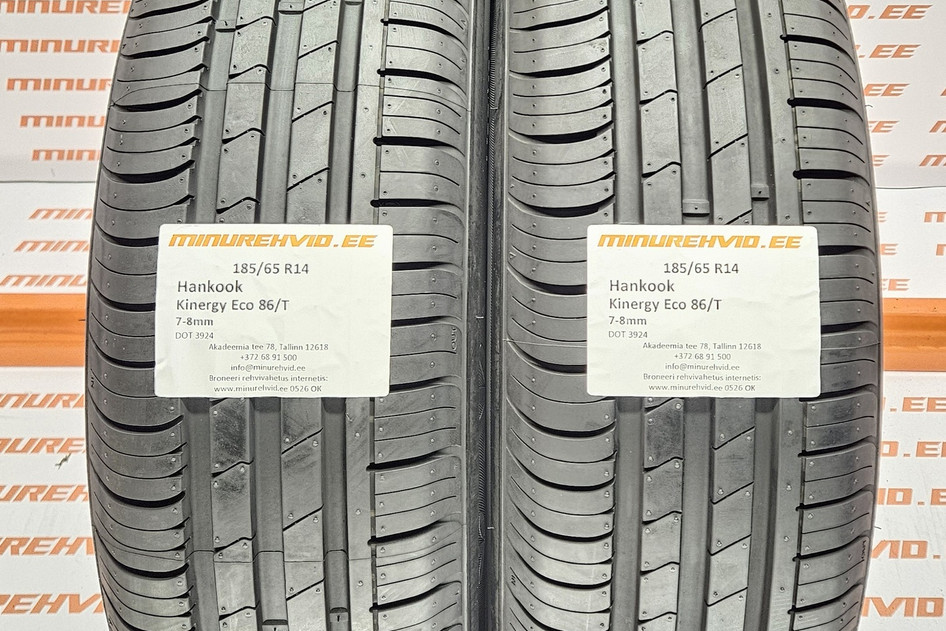 Подержанный летняя шина 185/65R14 Hankook Kinergy Eco 86/T