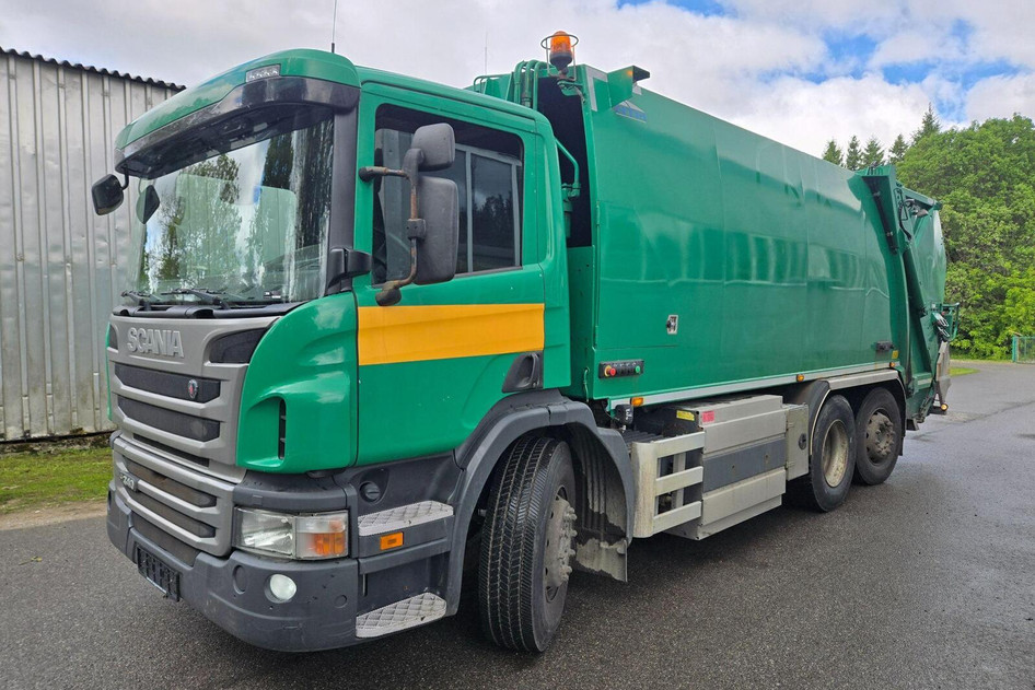 Scania P340 DB6x2*4HNB CNG NTM 12,9m³ + 6,3m³, 2015, 253 kW, cng, automaat