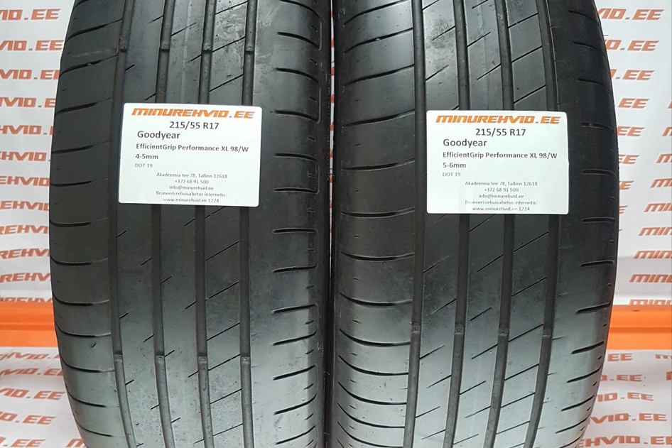 Kasutatud suverehv 215/55R17 GoodYear EfficientGrip Performance XL 98/W