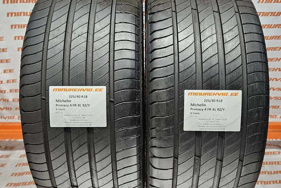 Kasutatud suverehv 225/40R18 Michelin Primacy 4 FR XL 92/Y 23