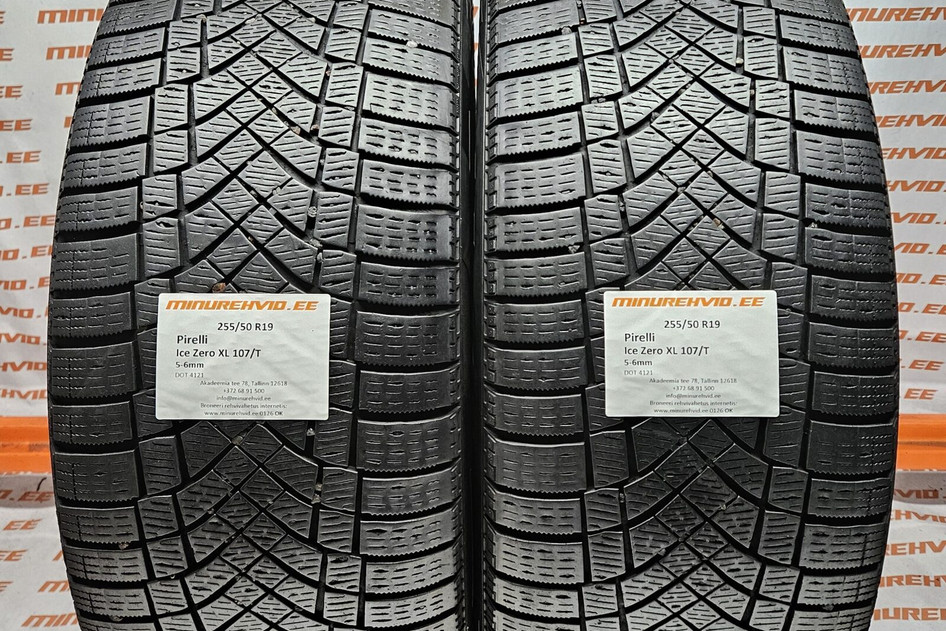 Подержанный нешипованная шина 255/50R19 Pirelli Ice Zero XL 107/T