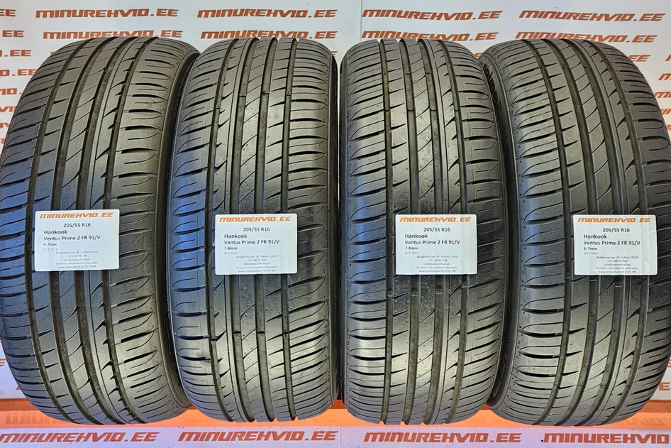 Used summer tire 205/55R16 Hankook Ventus Prime 2 FR 91/V 1022