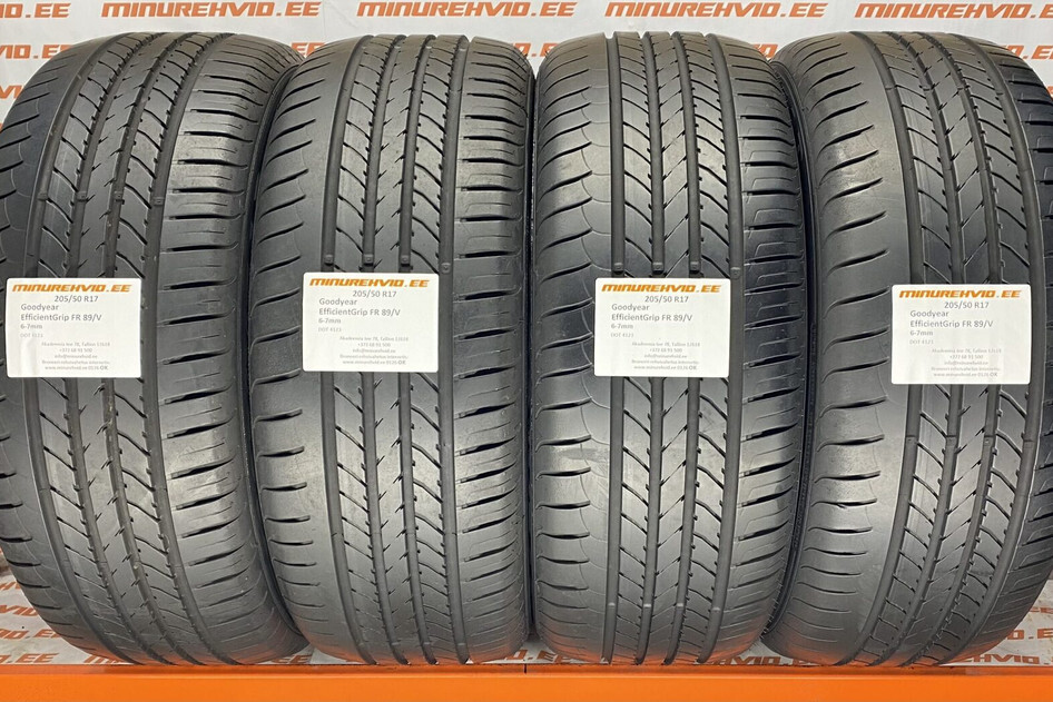 Used summer tire 205/50R17 GoodYear EfficientGrip FR 89/V