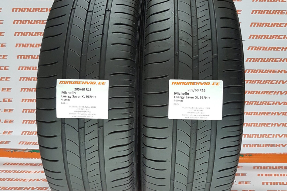 Used summer tire 205/60R16 Michelin Energy Saver + XL 96/V