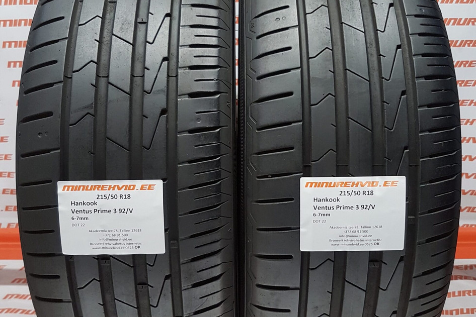 Used summer tire 215/50R18 Hankook Ventus Prime 3 92/V
