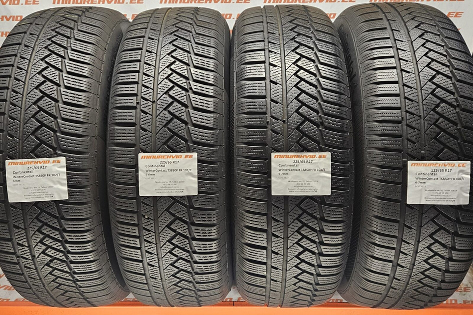 Подержанный нешипованная шина 225/65R17 Continental WinterContact TS850P FR 102/T