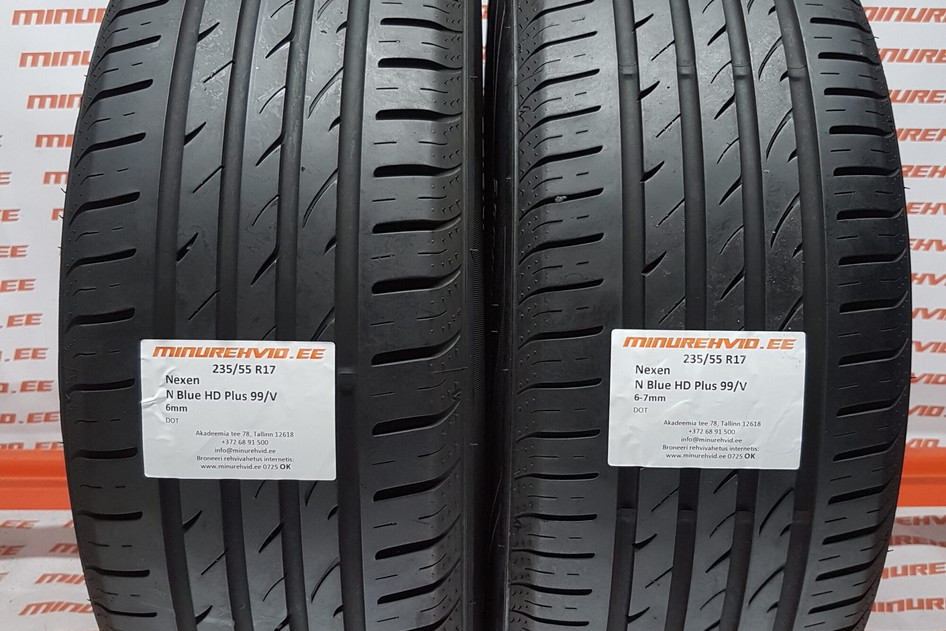 Used summer tire 235/55R17 Nexen N Blue HD Plus 99/V