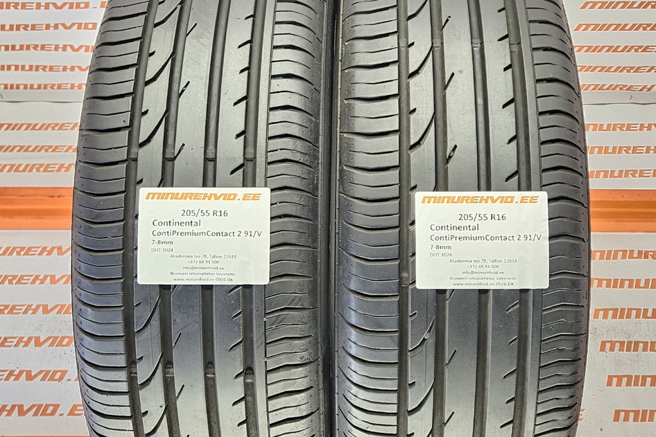 Kasutatud suverehv 205/55R16 Continental ContiPremiumContact 2 91/V