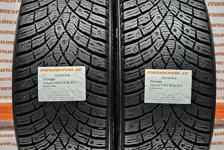 Kasutatud naastrehv 225/45R18 Triangle IceLynx TI501 FR XL 95/T