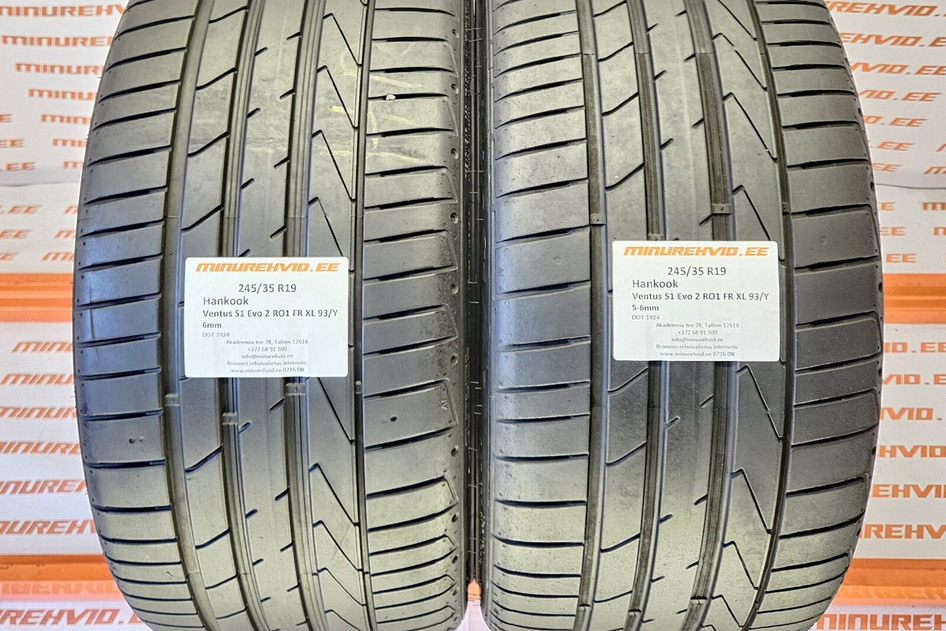 Used summer tire 245/35R19 Hankook Ventus S1 Evo 2 RO1 FR XL 93/Y