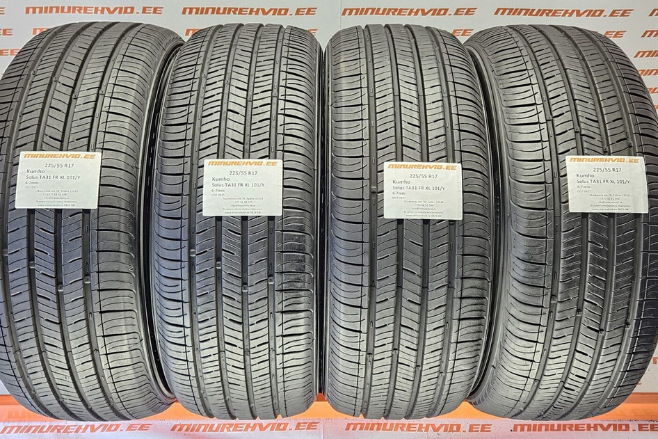 Used summer tire 225/55R17 Kumho Solus TA31 FR XL 101/Y 0925