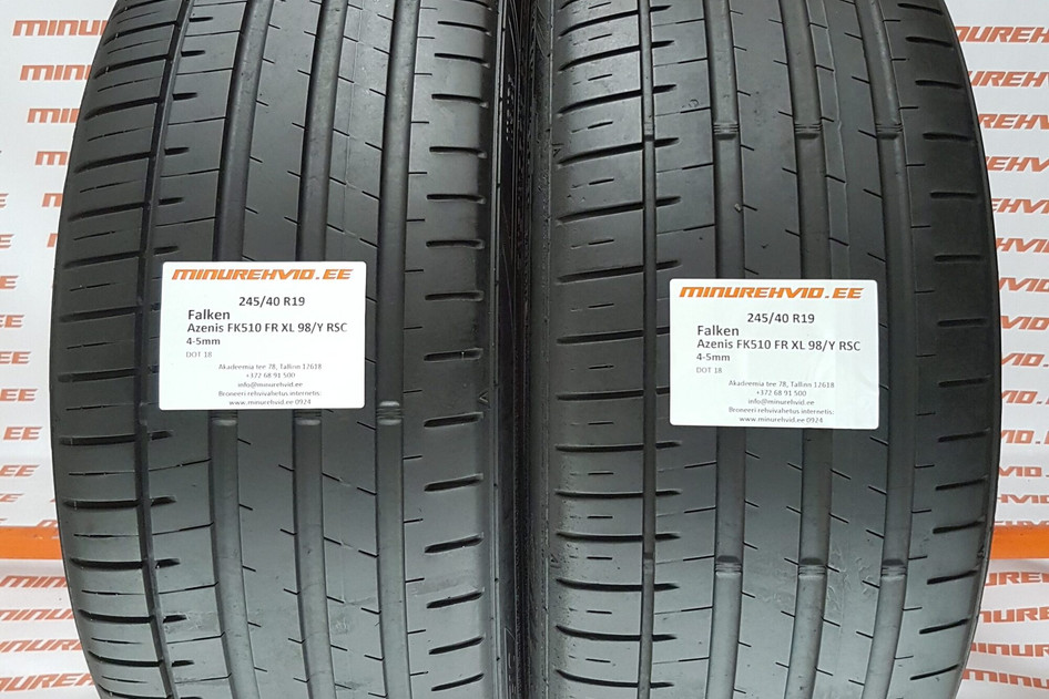 Kasutatud suverehv 245/40R19 Falken Azenis FK510 FR XL 98/Y RSC