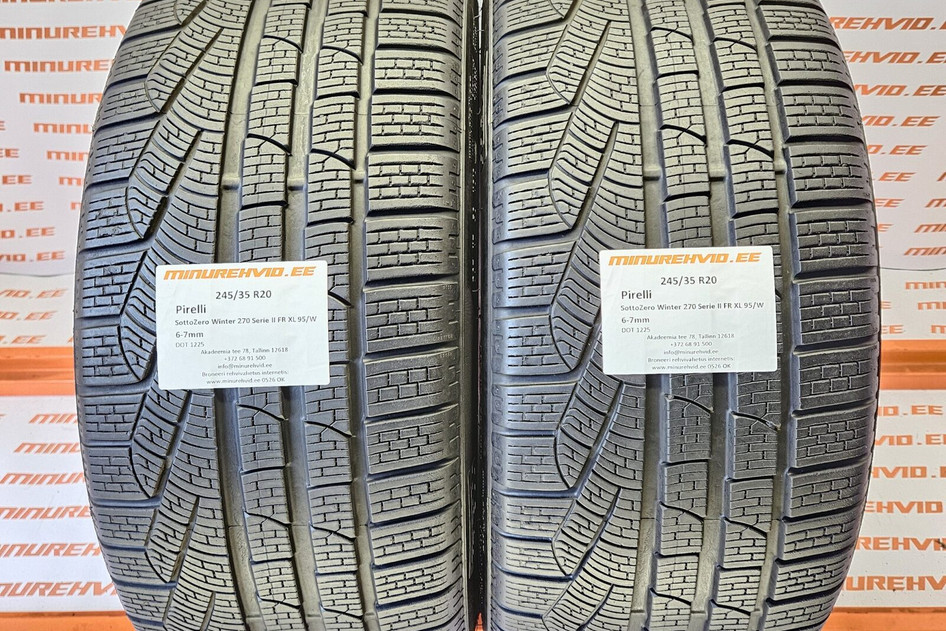Kasutatud lamellrehv 245/35R20 Pirelli SottoZero Winter 270 Serie II FR XL 95/W