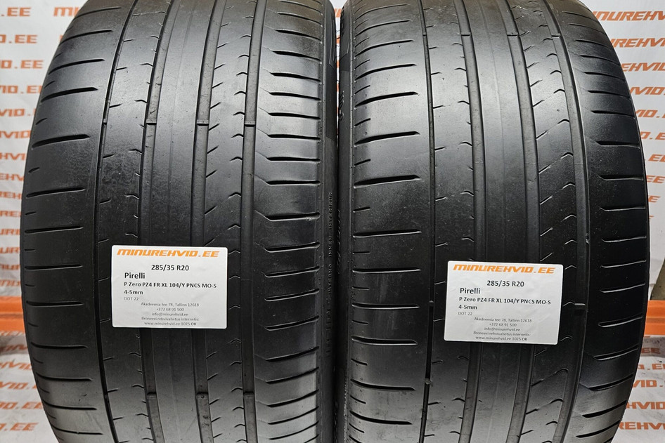 Used summer tire 285/35R20 Pirelli P Zero PZ4 FR XL 104/Y PNCS MO-S