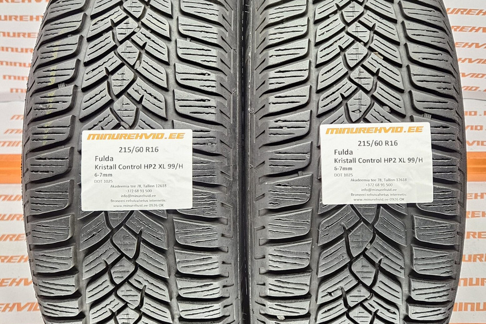 Kasutatud lamellrehv 215/60R16 Fulda Kristall Control HP2 XL 99/H