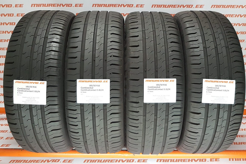 Used summer tire 185/50R16 Continental ContiEcoContact 5 81/H