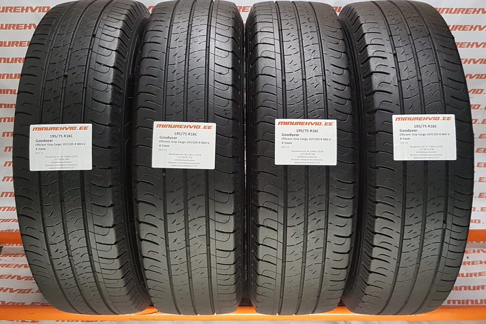 Kasutatud suverehv 195/75R16 GoodYear Efficient Grip Cargo MO-V 107/105 R