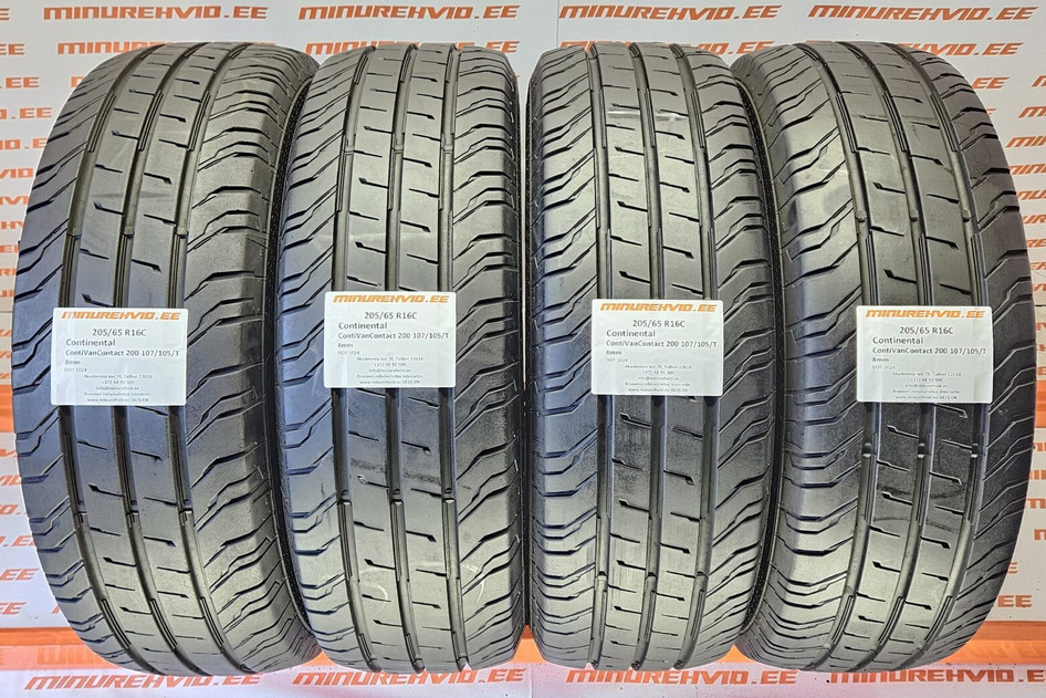 Kasutatud suverehv 205/65R16 Continental ContiVanContact 200 107/105/T 1024