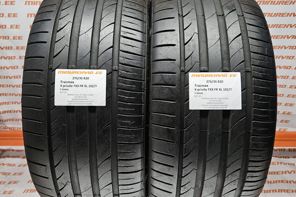 Used summer tire 275/35R20 Tracmax X-privilo TX3 FR XL 102/Y