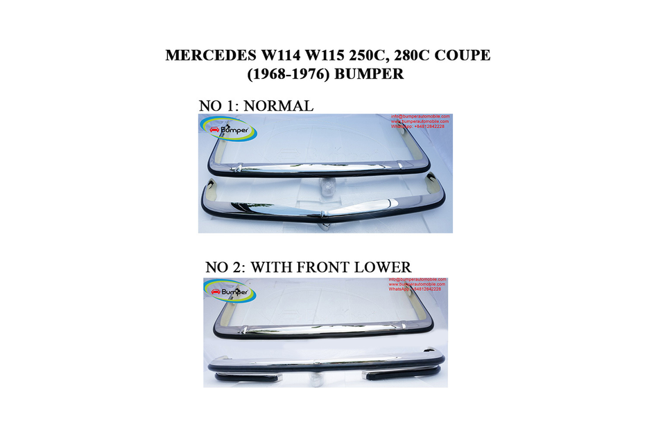 Mercedes W114 W115 Coupe Year (1968-1976)