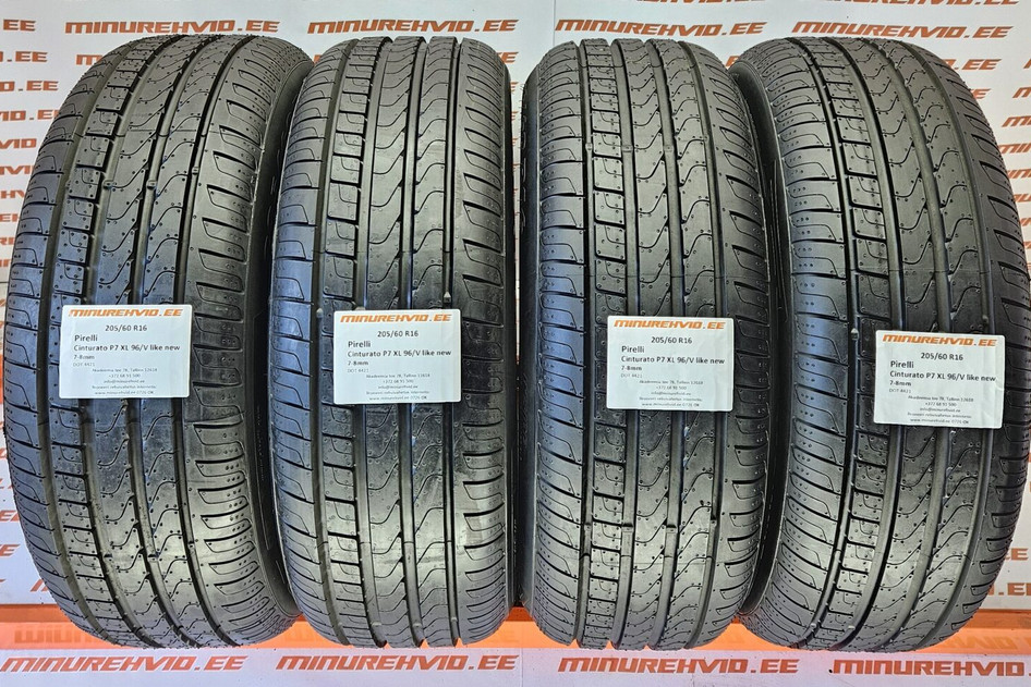 Kasutatud suverehv 205/60R16 Pirelli Cinturato P7 XL 96/V like new 4421