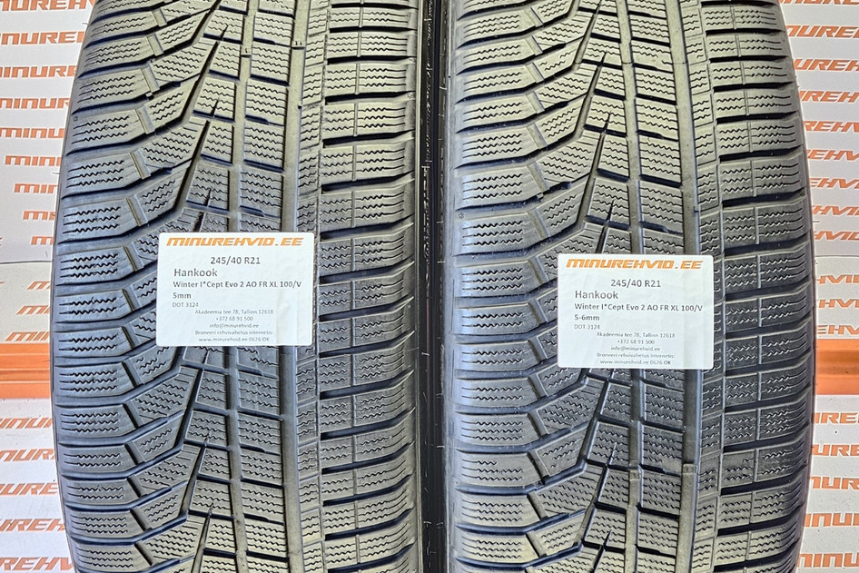 Kasutatud lamellrehv 245/40R21 Hankook Winter I*Cept Evo 2 AO FR XL 100/V