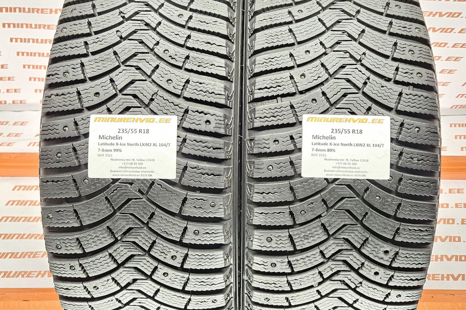 Подержанный шипованная шина 235/55R18 Michelin Latitude X-Ice North LXIN2 XL 104/T