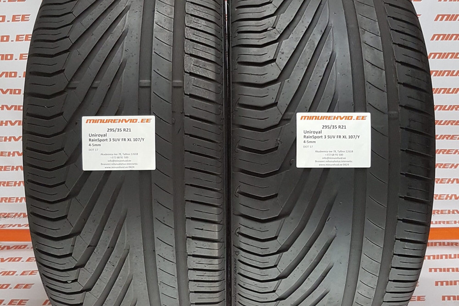 Kasutatud suverehv 295/35R21 Uniroyal RainSport 3 SUV FR XL 107/Y