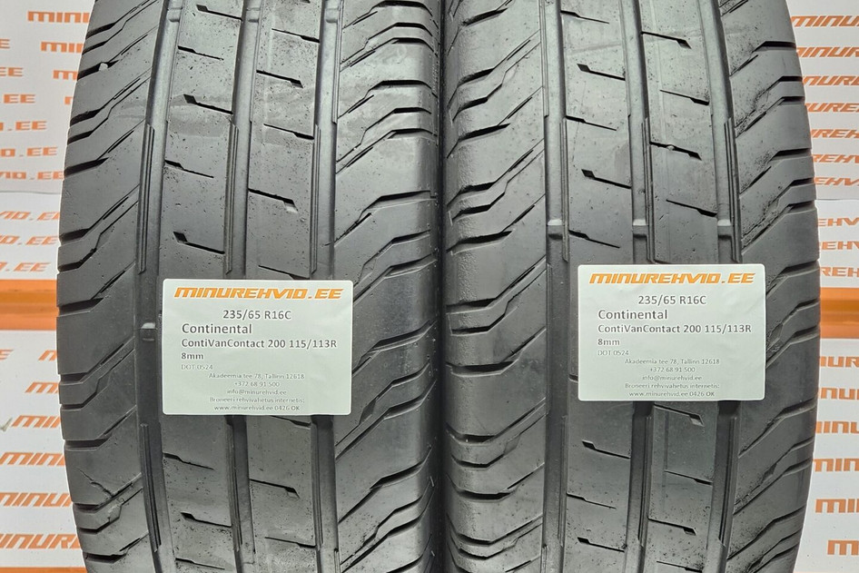 Used summer tire 235/65R16 Continental ContiVanContact 200 115/113R