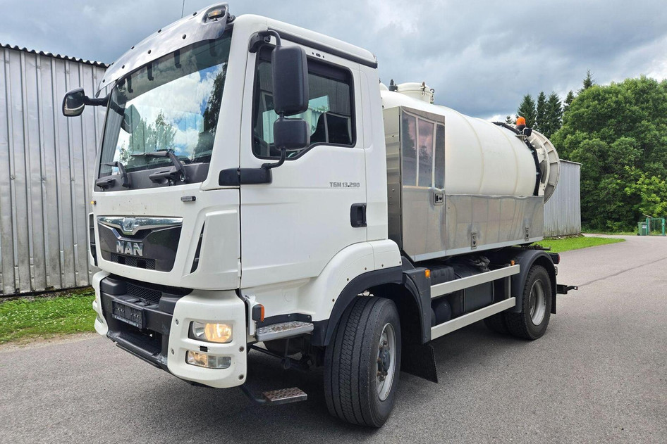 MAN TGM 13.290 4X4BL NM - MSL 7.1m³/05m³, 2015, 6.9, 213 kW, diisel, automaat, nelikvedu
