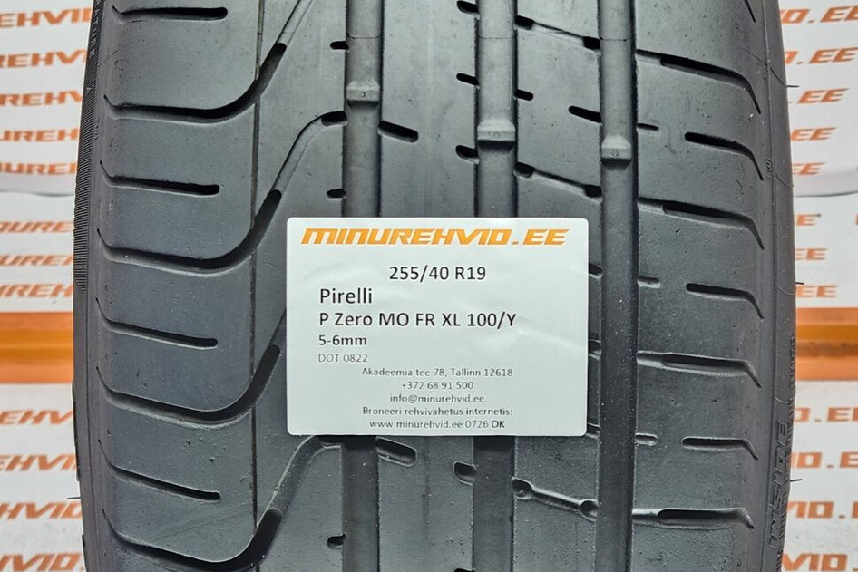 Used summer tire 255/40R19 Pirelli P Zero MO FR XL 100/Y