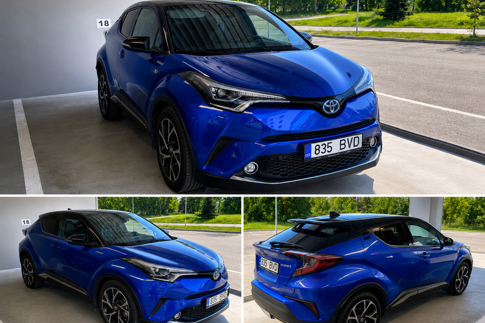 Toyota C-HR, 2017, 1.8, 72 kW, hübriid (bensiin/elekter), automaat, esivedu