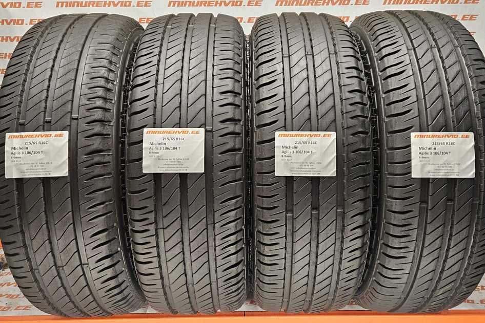 Подержанный летняя шина 215/65R16 Michelin Agilis 3 106/104 T 4122/4