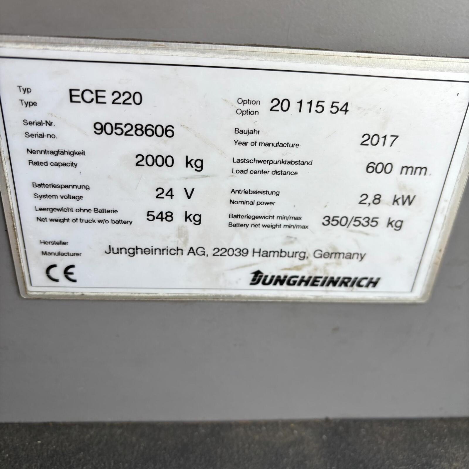 Jungheinrich ECE 220, kuva 5/6