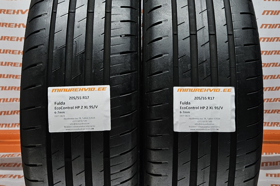 Used summer tire 205/55R17 Fulda EcoControl HP 2 XL 95/V