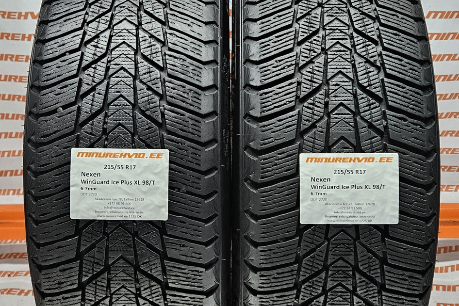 Used studless winter tire 215/55R17 Nexen WinGuard Ice Plus XL 98/T