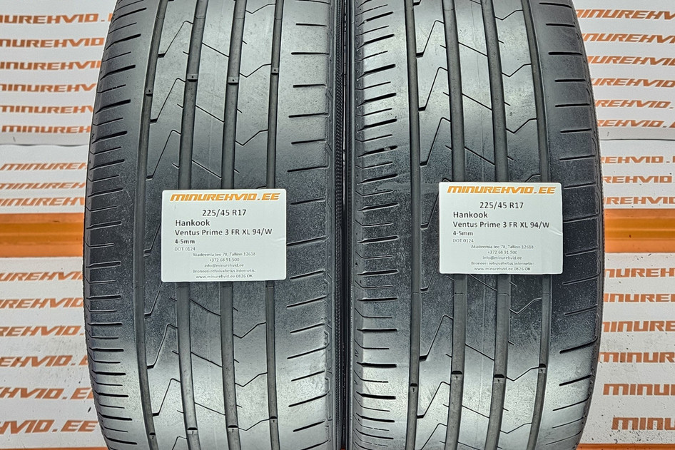 Kasutatud suverehv 225/45R17 Hankook Ventus Prime 3 FR XL 94/W