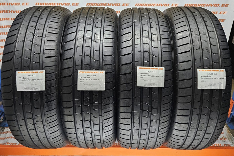 Used summer tire 225/60R18 Vredestein Ultrac Satin FR XL 104/W like new 5