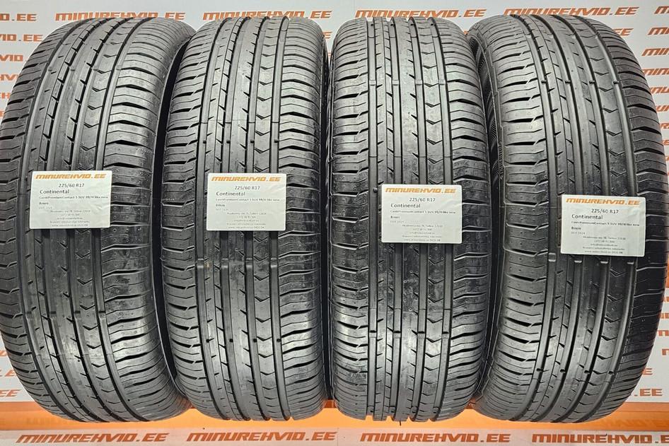 Kasutatud suverehv 225/60R17 Continental ContiPremiumContact 5 SUV 99/H 1 like new