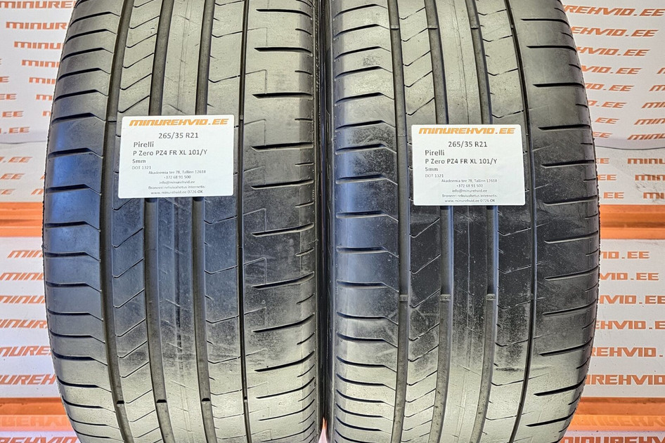 Used summer tire 265/35R21 Pirelli P Zero PZ4 FR XL 101/Y