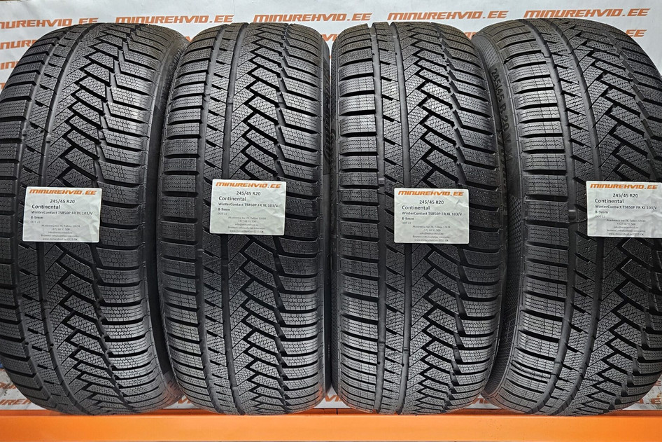 Used studless winter tire 245/45R20 Continental WinterContact TS850P FR XL 103/V