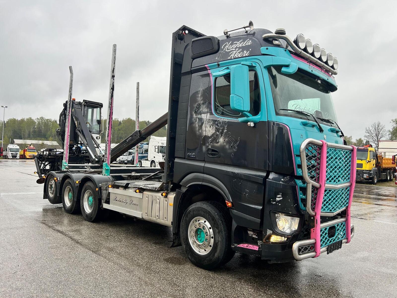Mercedes-Benz AROCS 3263 8X4*4 + RETARDER + BERGS FEGEN CRANE 2017, photo 4/32