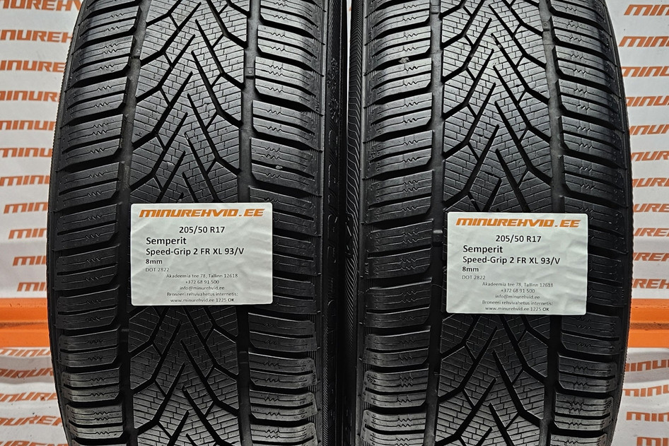 Used studless winter tire 205/50R17 Semperit Speed-Grip 2 FR XL 93/V