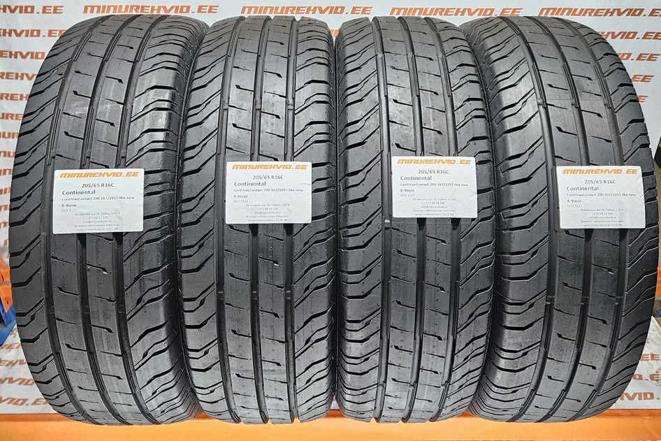 Used summer tire 205/65R16 Continental ContiVanContact 200 107/105T like new 5