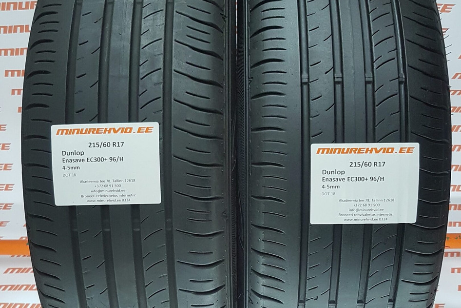 Kasutatud suverehv 215/60R17 Dunlop Enasave EC300+ 96/H